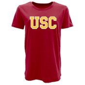 USC Trojans Women's Cardinal Block T-Shirt